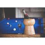 giant champagne cork cooler at home