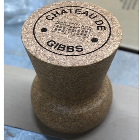 custom printed giant champagne cork cooler 