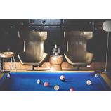 giant champagne cork side table sports bar