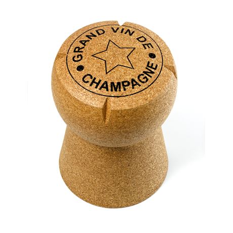 Giant Champagne Cork Stool - 'Grand Vin de Champagne' artwork - 10% OFF