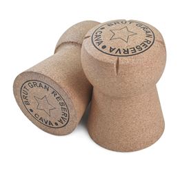 Giant Cava Cork Stool - 'Brut Gran Reserva Cava' artwork 