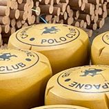 Giant Champagne Cork Stool - Polo Edition