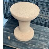 cork side table natural flute eco-friendly