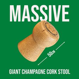 Giant Champagne Cork Stools 