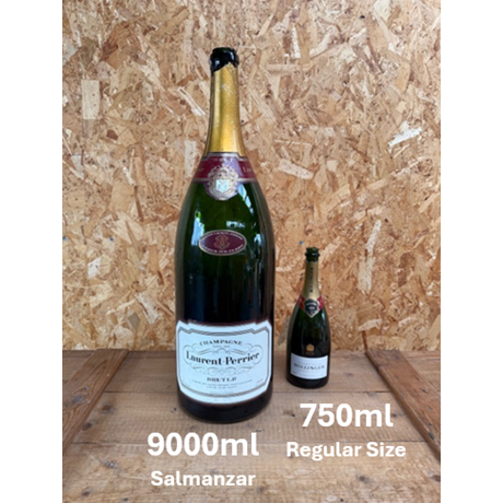 HUGE 9000ml (Salmanzar) Laurent Perrier Champagne Bottle