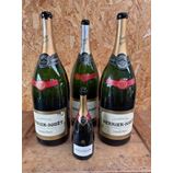 3 HUGE 6000ml (Methuselah) Laurent Perrier Jouet Champagne Bottles