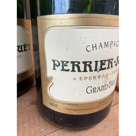 3 HUGE 6000ml (Methuselah) Laurent Perrier Jouet Champagne Bottles