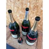 3 HUGE 6000ml (Methuselah) Laurent Perrier Jouet Champagne Bottles