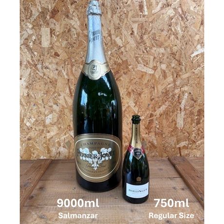 HUGE 9000ml (Salmanzar) Perrier Jouet Champagne Bottle