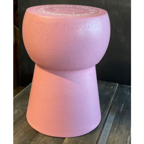 ULTRA RARE PINK Champagne Cork Side Table, SAVE £150